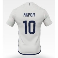 Camisa de time de futebol Ajax Chuba Akpom #10 Replicas 2º Equipamento 2023-24 Manga Curta